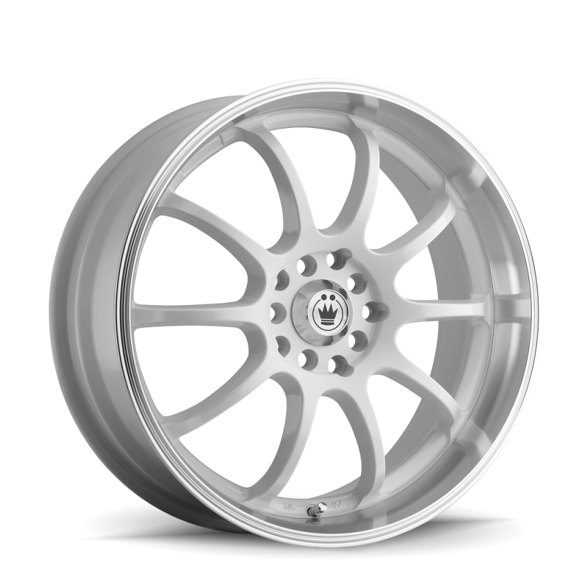 Konig Lightning 17x7 10x100/114.3 ET40 White/Machine Lip