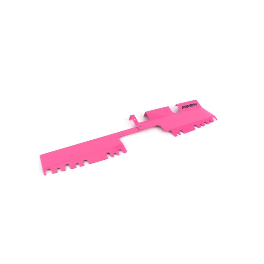 Perrin 15-21 WRX/STI Radiator Shroud (With OEM Intake Scoop) - Hyper Pink
