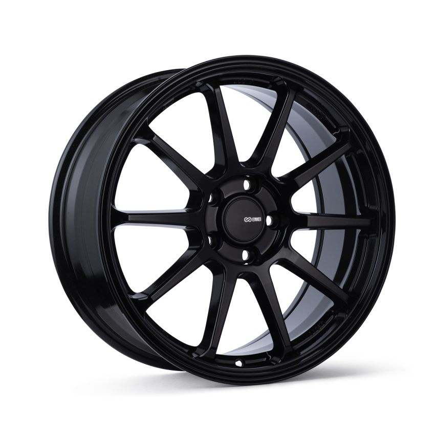 Enkei 536-670-8045BK PX-10 16x7 5x100 45mm Offset 72.6mm Bore Gloss Black Wheel