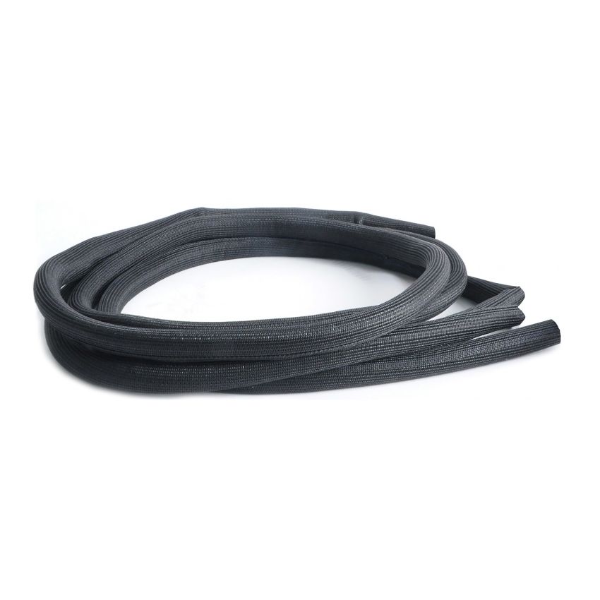 Design Engineering 94654 Easy Loom Split Wire Sleeve 5/8in x 100ft Black
