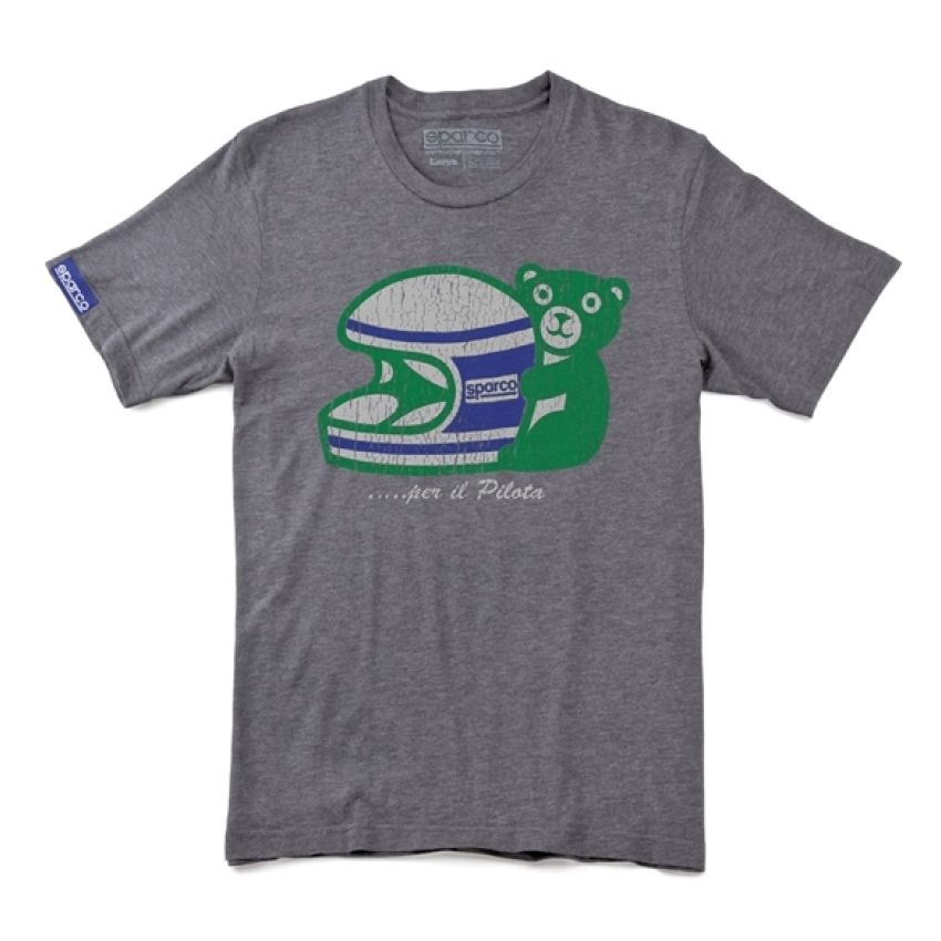 Sparco T-Shirt Pilota Grey - Small