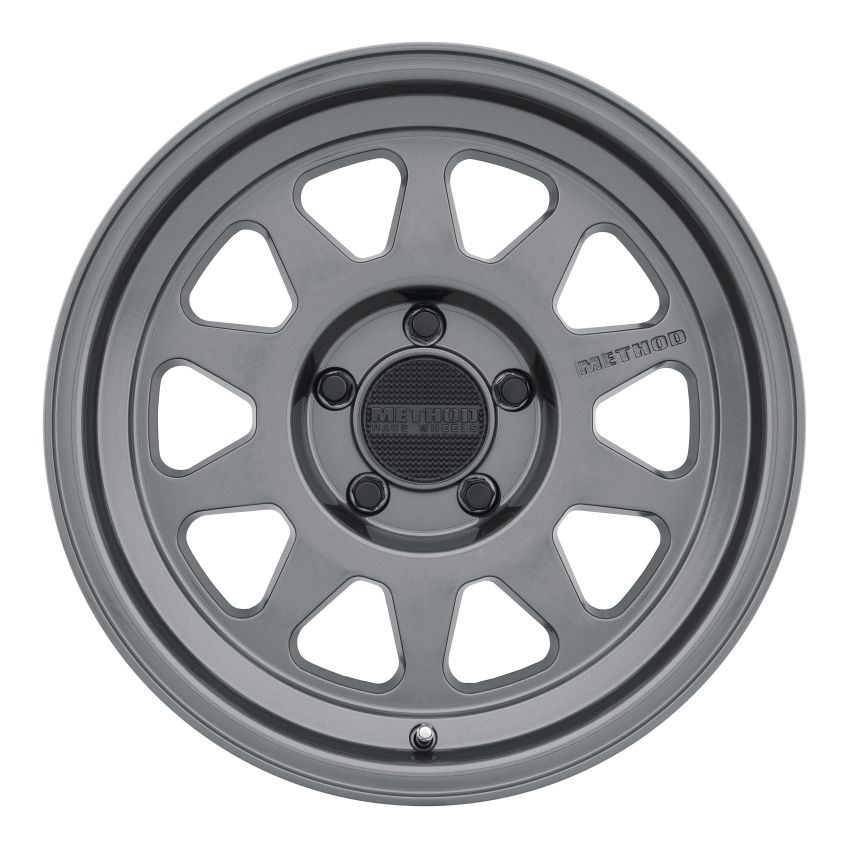 Method Wheels MR31678558800 Method MR316 17x8.5 0mm Offset 5x150 110.5mm CB Gloss Titanium Wheel
