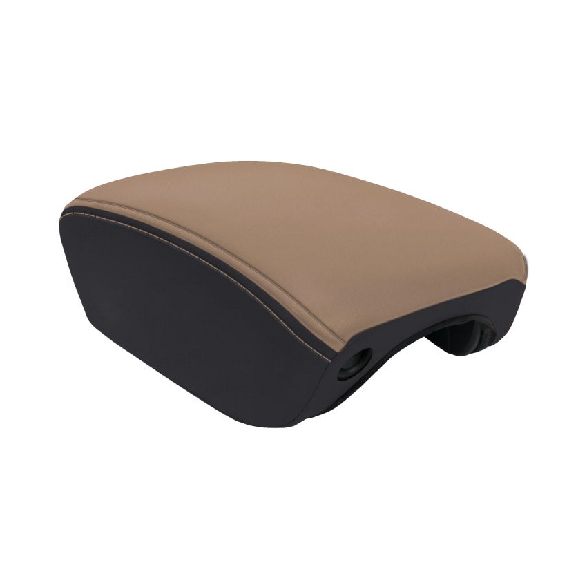 PRP  2018+ Jeep Wrangler JL / Jeep Gladiator JT Center Console Cover - Black/Tan