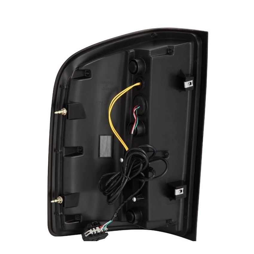 AlphaRex 620090 07-13 Chevrolet Silverado 1500 (Ex. Hybrid Models) LUXX-Series LED Tail Lights Alpha-Black