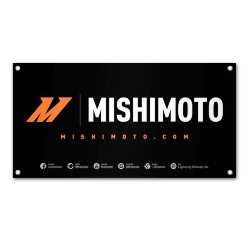 Mishimoto MMPROMO-BANNER-15LG Promotional Large Vinyl Banner 45x87.5 inches