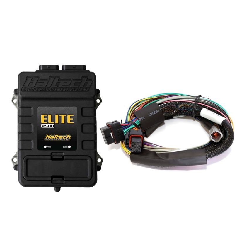 Haltech HT-151302 Elite 2500 Basic Universal Wire-In Harness ECU Kit