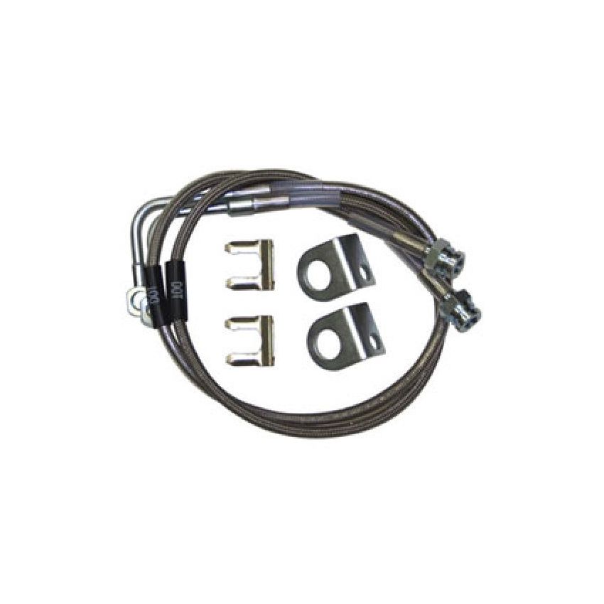 Synergy 07-18 Jeep Wrangler JK/JKU Extended Front/Rear DOT Approved Brake Line Kit