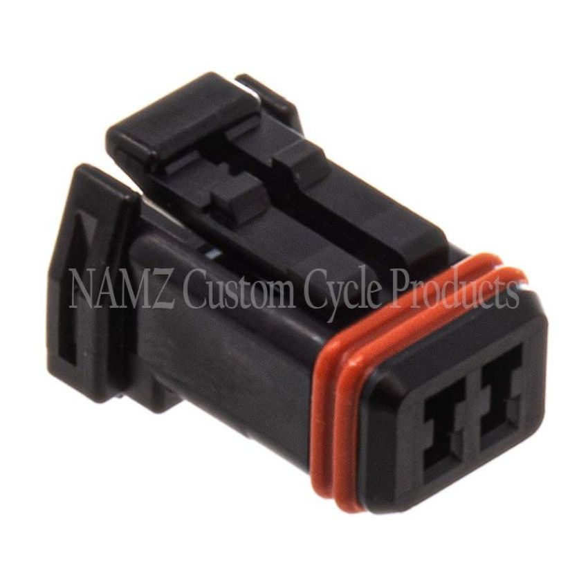 NAMZ NJ-2S51 JAE MX-1900 2-Position Female Black Socket Housing (HD 72906-11)
