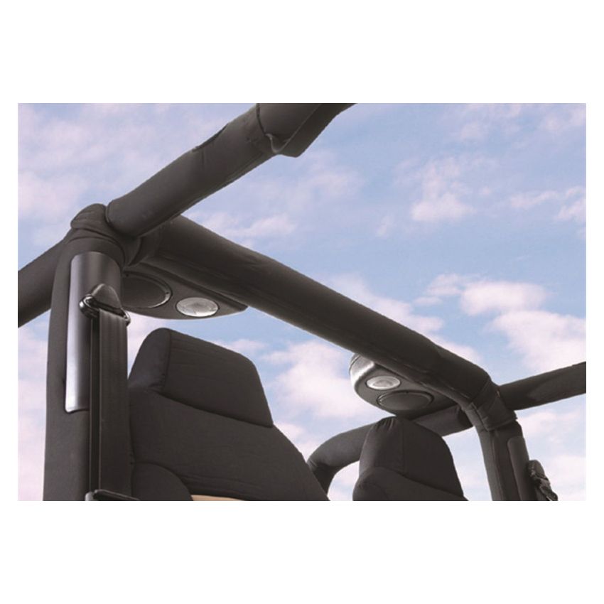 Rampage 1986-1994 Suzuki Samurai Roll Bar Padding Kit - Black Diamond