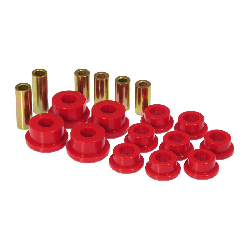 Prothane 13-201 95-99 Mitsubishi Eclipse Front Upper/Lower Control Arm Bushings - Red