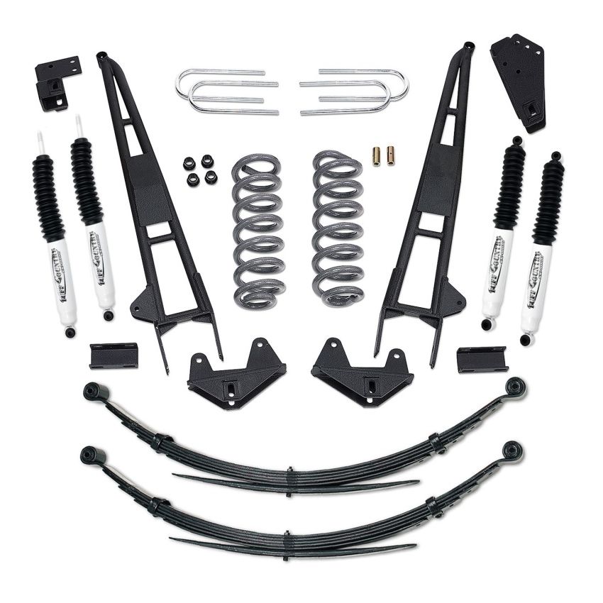 Tuff Country 24815KN 81-96 Ford Bronco 4x4 4in Performance Lift Kit with Rear Leaf Springs (SX8000 Shocks)