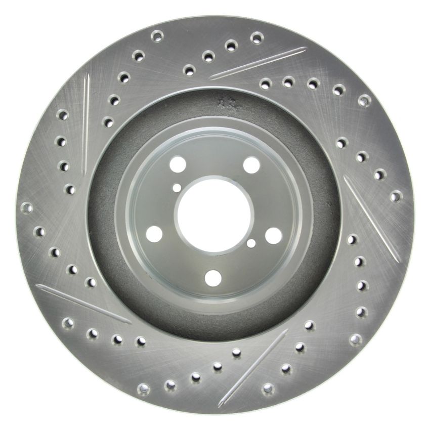 StopTech Select Sport 03-08 Subaru Forester Sport Slotted and Drilled Left Front Rotor
