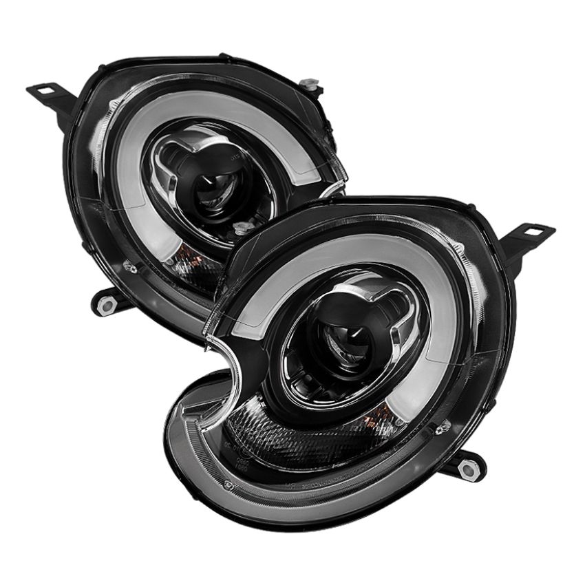 SPYDER 5080615 Projector Headlights - DRL - Black