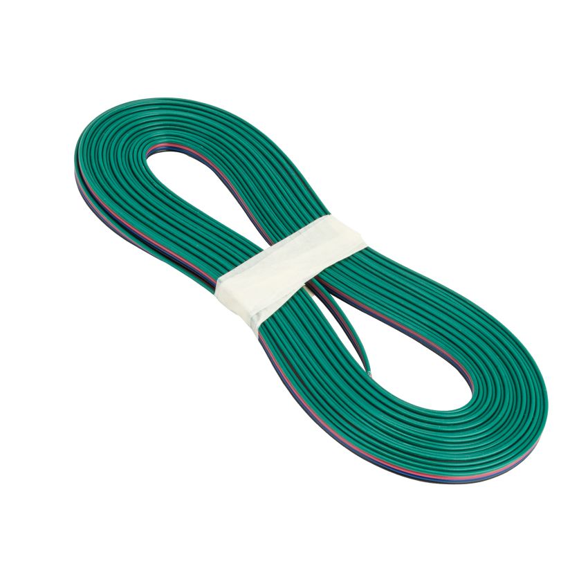 Oracle Lighting 2006-001 22AWG 4 Conductor RGB Installation Wire, Sold by the Foot