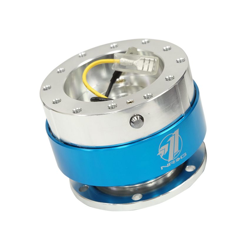 NRG SRK-100BL Quick Release - Black Body/ Blue Chrome Ring