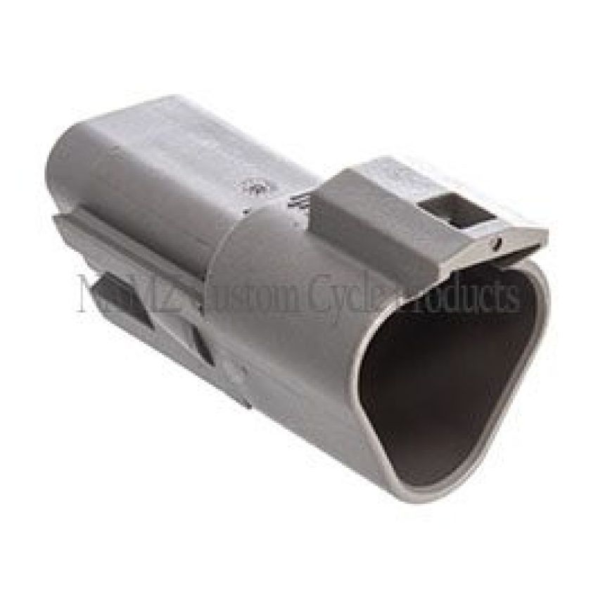 NAMZ DR-3G Deutsch DT Series 3-Wire Receptacle & Wedgelock - Gray (HD 72123-94GY)