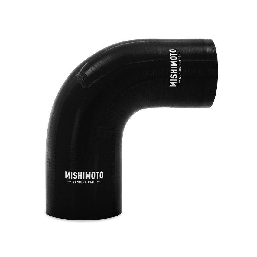 Mishimoto Silicone Reducer Coupler 90 Degree 2in to 2.5in - Black