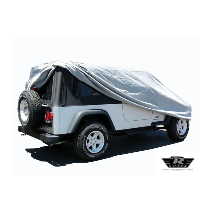 Rampage 2004-2006 Jeep Wrangler(TJ) LJ Unlimited Car Cover - Grey