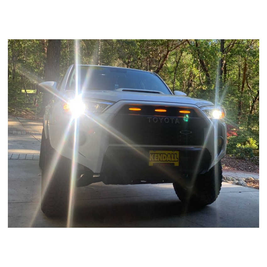 Cali Raised LED CR3684 Cali Raised 14-24 Toyota 4Runner Grille Raptor LED Light Kit - Amber / With Add A Fuse