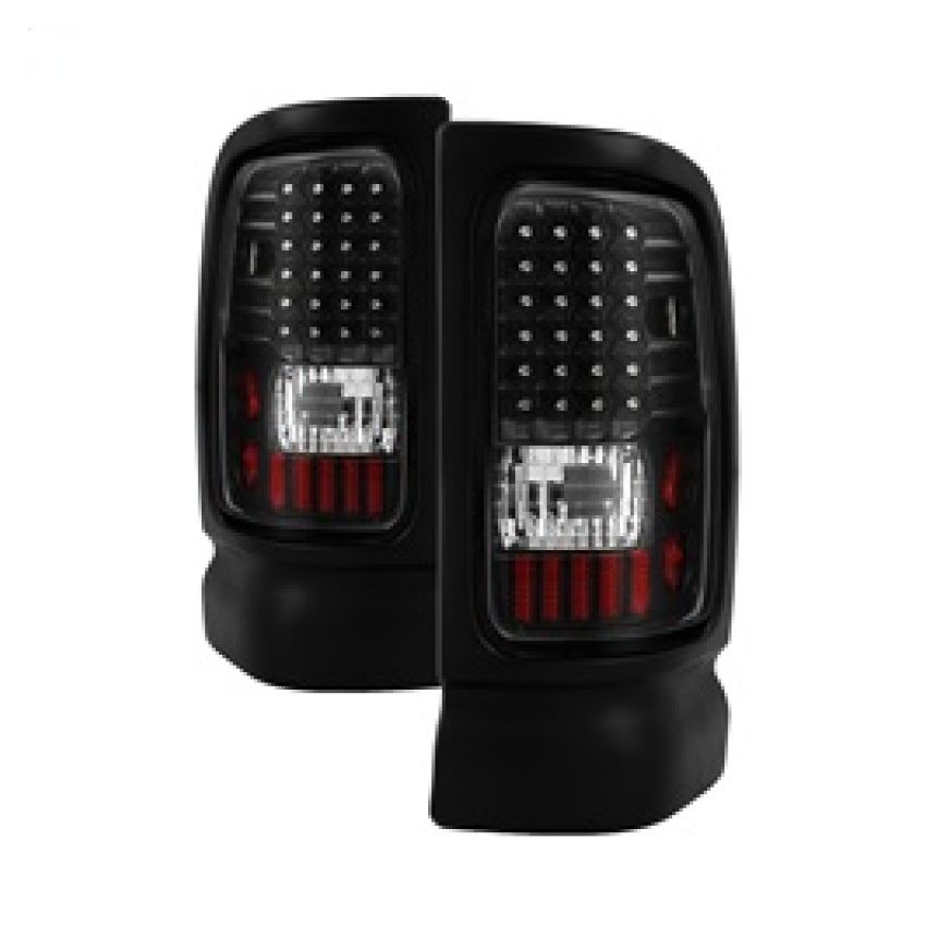SPYDER 5012777 Xtune Dodge Ram 1500 94-01 / Ram 2500/3500 94-02 LED Tail Lights Black ALT-ON-DRAM94-LED-BK