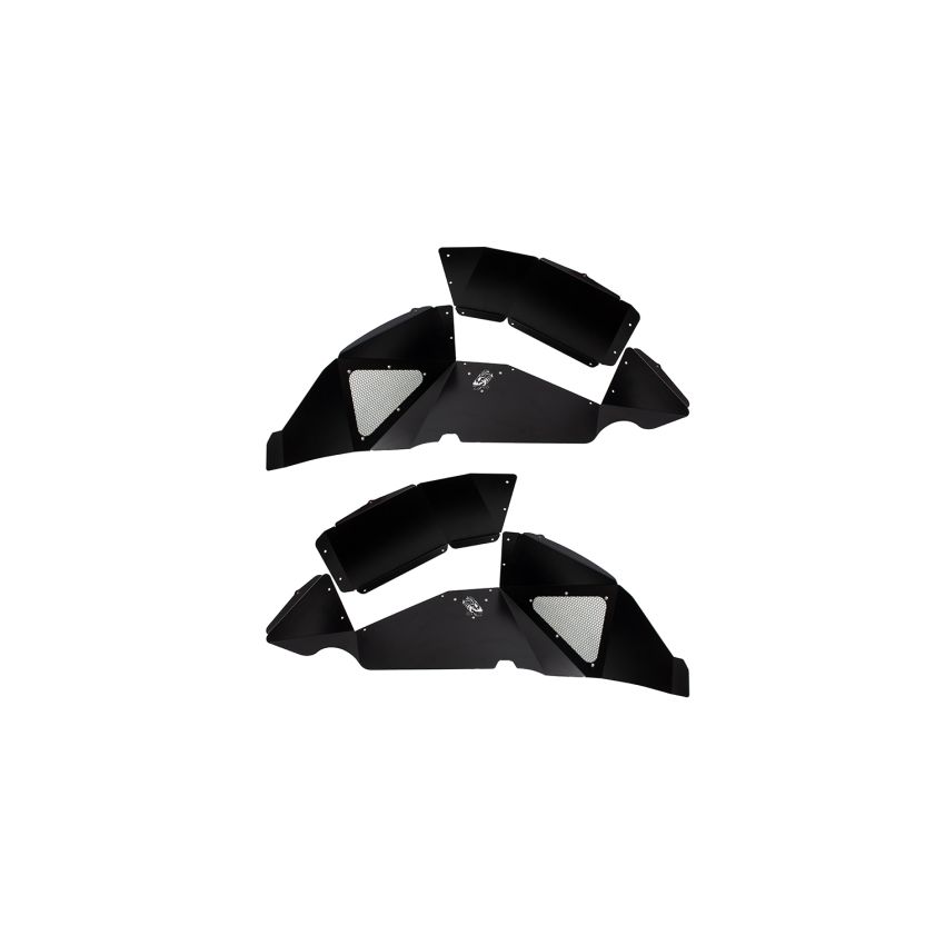 Fishbone Offroad 2018+ Jeep Wrangler JL Rear Pair Aluminum - Black Powdercoat