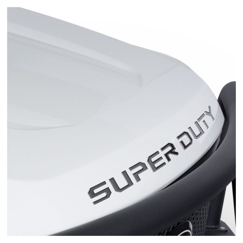 Putco 55553BPFD 17-20 Ford SUPERDUTY Letters (Stamped/Black Platinum) Hood/Front