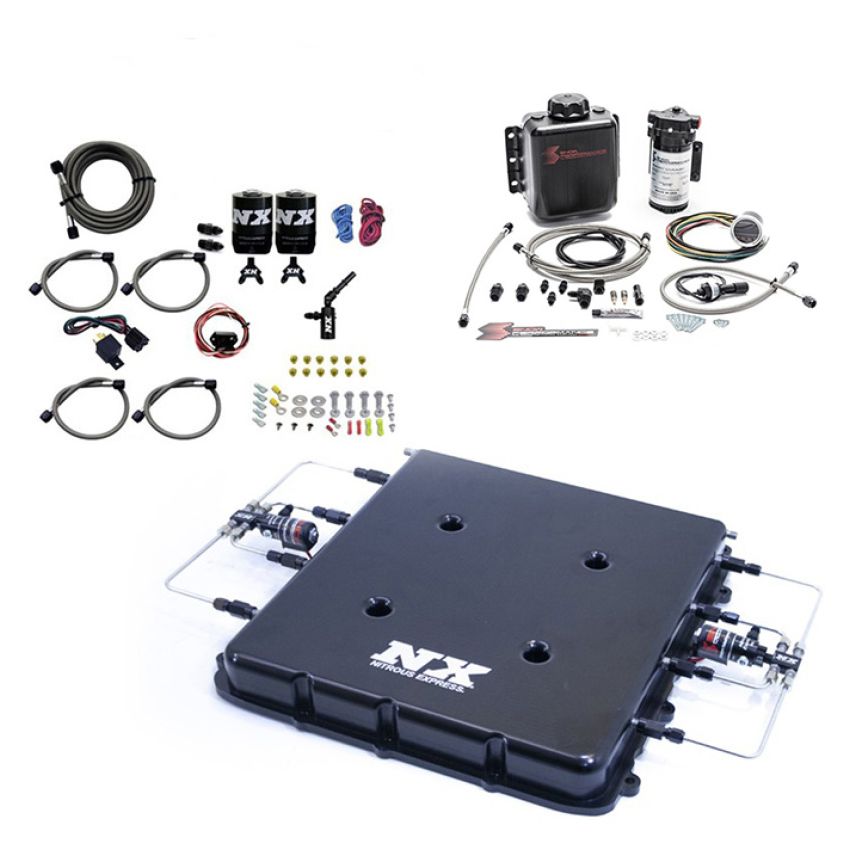 Nitrous Express 20939BMF-00 Nitrous & Water Methanol System w/Billet LT4 Supercharger Lid No Bottle