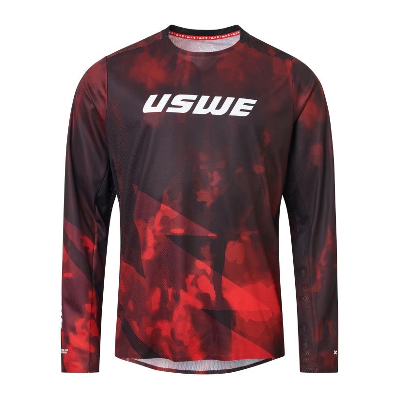 USWE 80951011400103 Rok Off-Road Air Jersey Adult Flame Red - XS