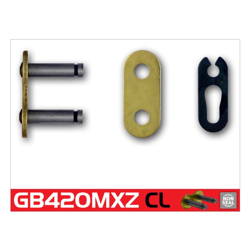 RK Chain GB420MXZ-CL GB420MXZ Clip Link - Gold