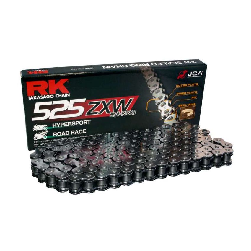 RK Chain BL525ZXW-120 BL525ZXW-120L XW-Ring - Black Scale