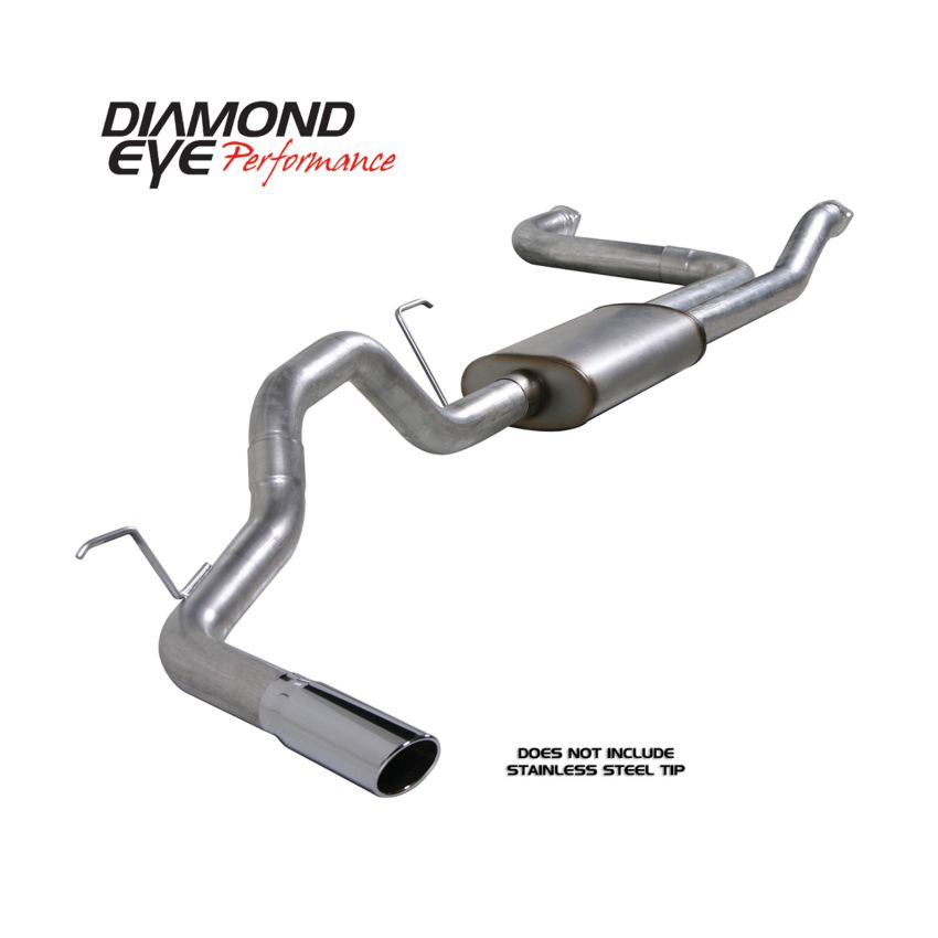 Diamond Eye Performance K3520A Diamond Eye KIT 3-1/2in CB SGL GAS AL NISSAN TITAN 5.6L 07-10