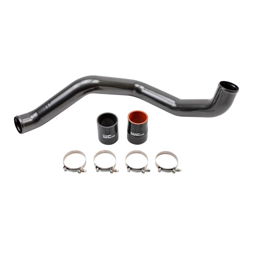 Wehrli WCF100365-GB 20-24 Chevrolet 6.6L L5P Duramax Driver Side 3in Intercooler Pipe - Gloss Black