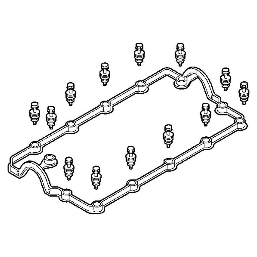 Elring 755.991 Gasket, cylinder head cover