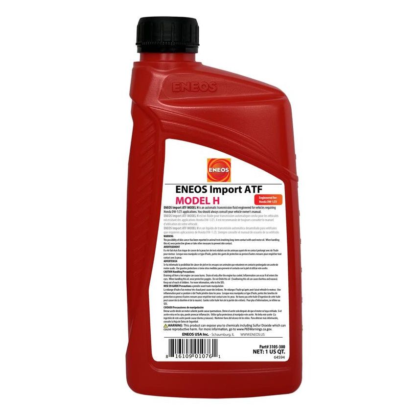 ENEOS 3105-301 Import ATF fluid Model H, PN 3105-301