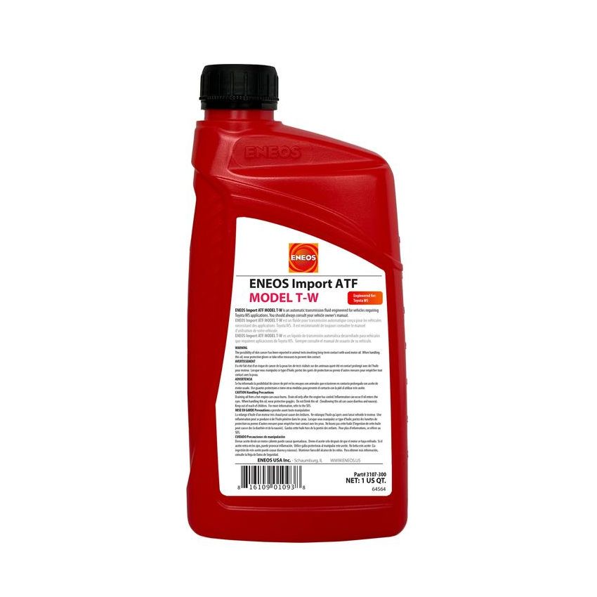 ENEOS 3107-301 Import ATF fluid Model T-W, PN 3107-301