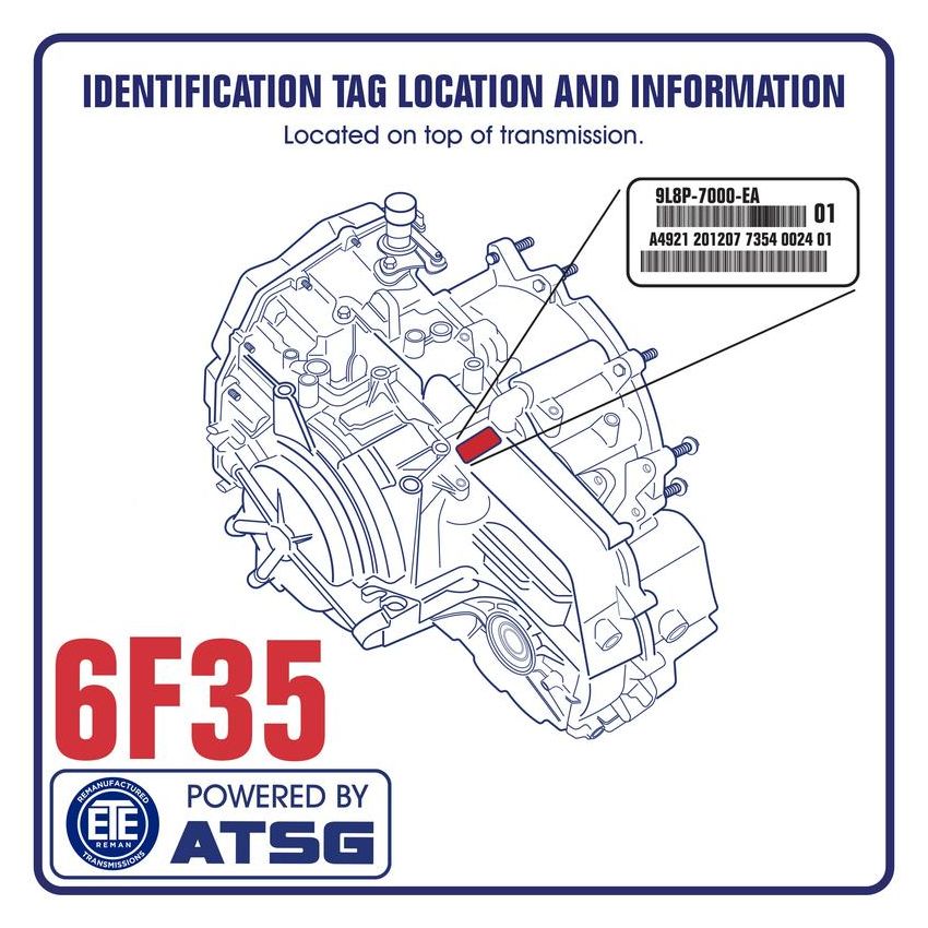 ETE Reman T165065 6F35 Automatic Transmission Assembly
