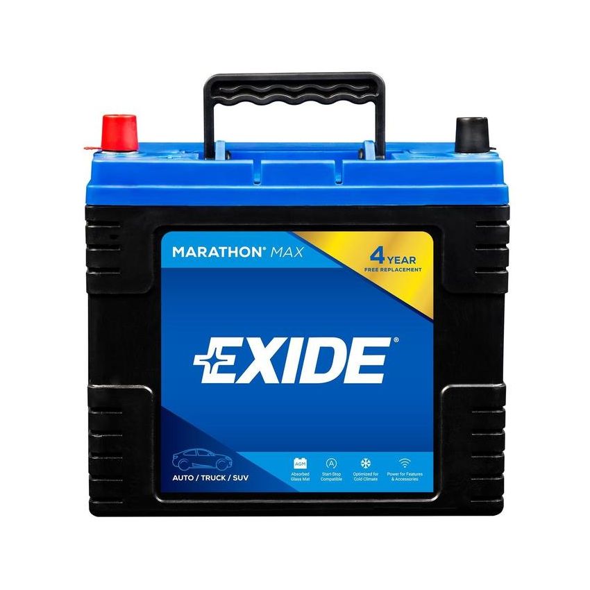 EXIDE BATTERY MX51JIS Marathon Max GRP:S46B24R CCA:410 AH:41 RC:75 AGM