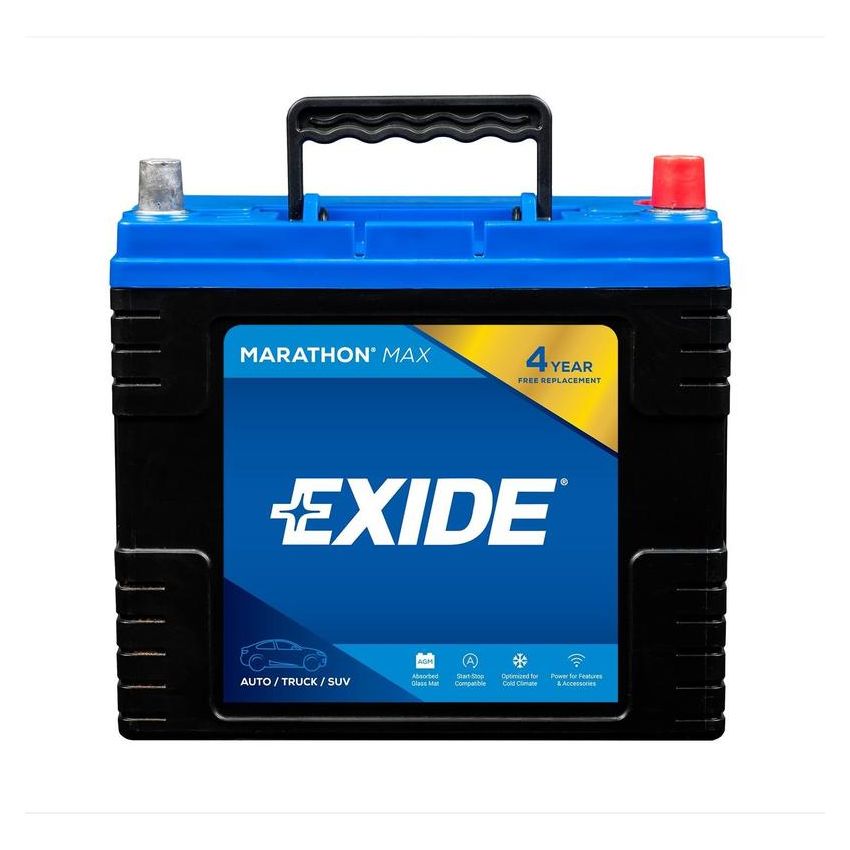 EXIDE BATTERY MX51R Marathon Max GRP:51R CCA:435 AH:41 RC:75 AGM