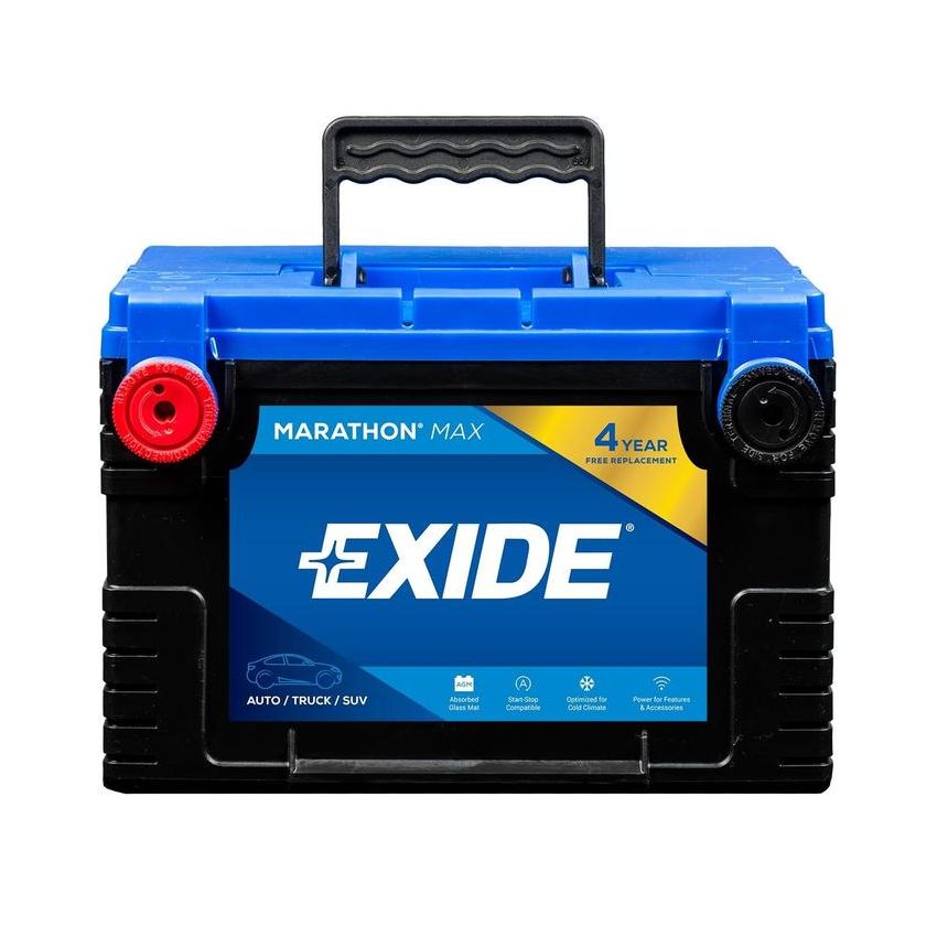 EXIDE BATTERY MX78 Marathon Max GRP:78 CCA:740 AH:60 RC:115 AGM