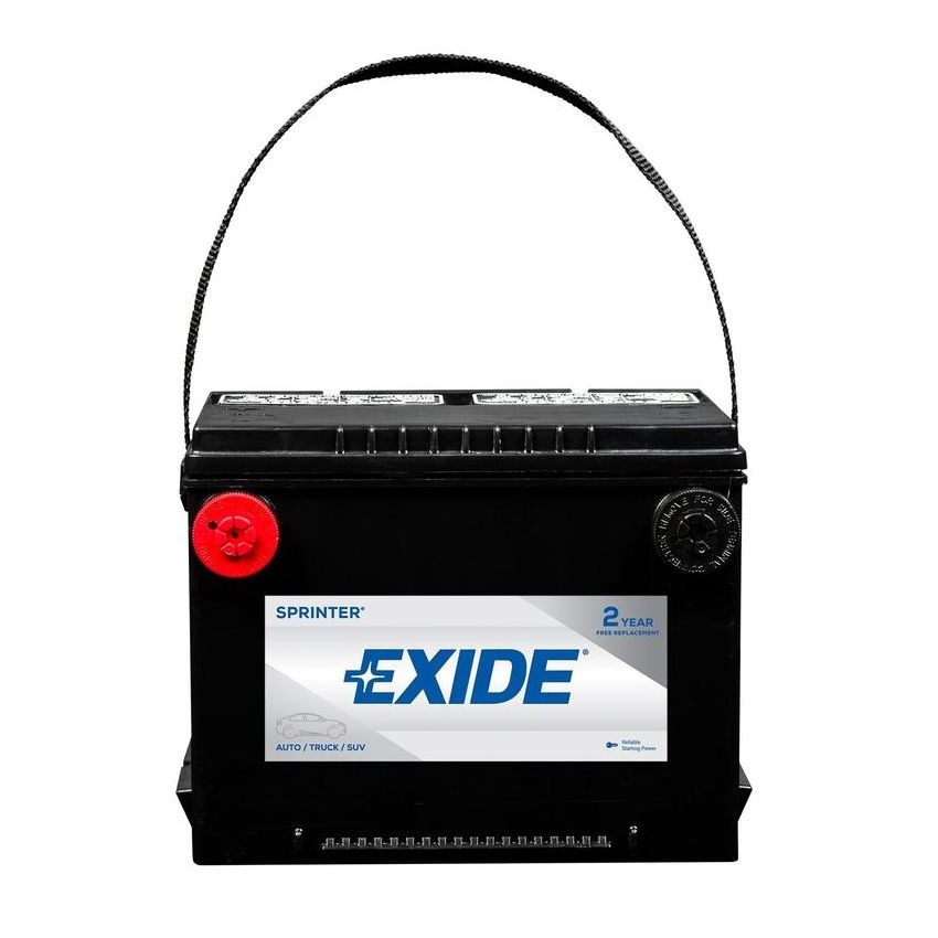 EXIDE BATTERY S75 Sprinter GRP:75 CCA:650 AH:54 RC:100 FLOODED