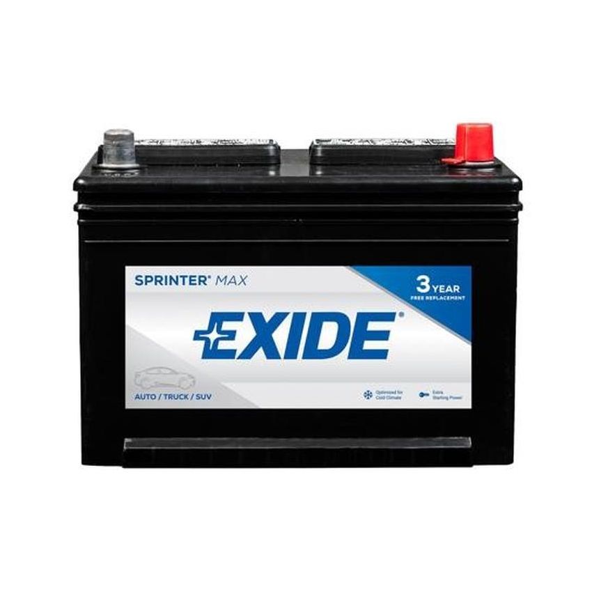 EXIDE BATTERY SX58R Sprinter Max GRP:58R CCA:600 AH:46 RC:85 FLOODED