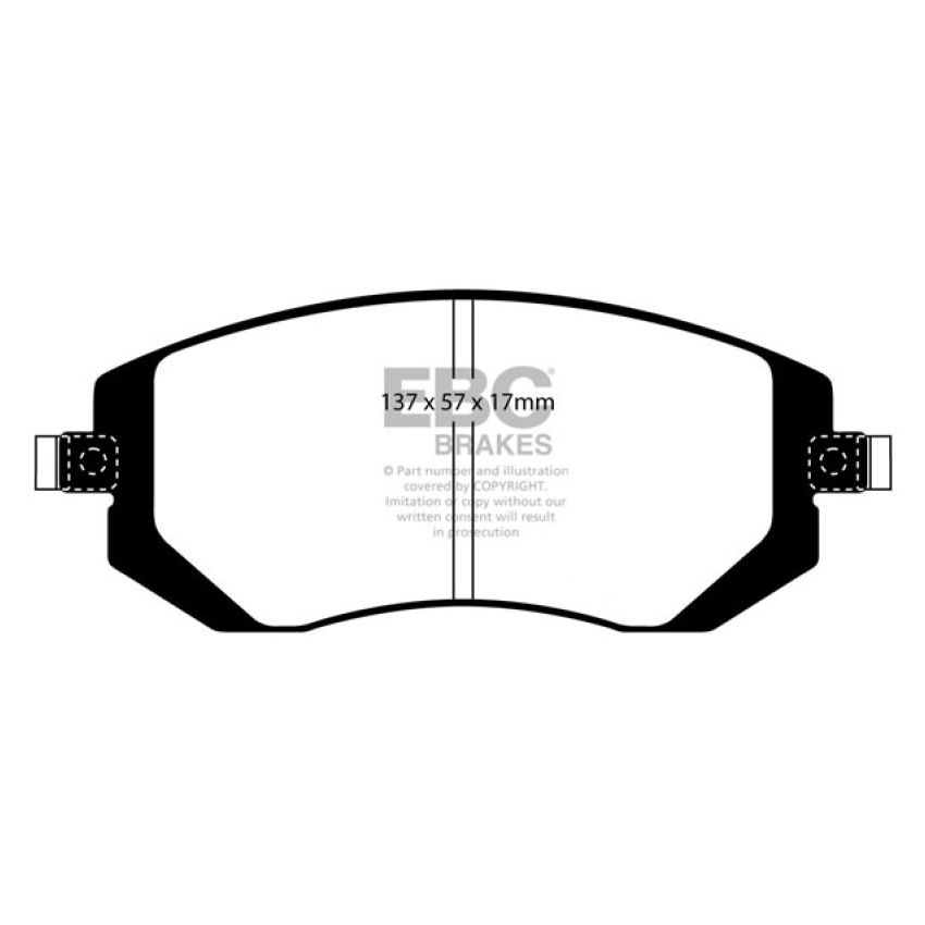 EBC 04-06 Saab 9-2X 2.0 Turbo Ultimax2 Front Brake Pads