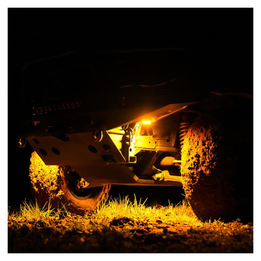 KC HiLiTES 4402 KC Cyclone 2.0 LED- Replacement Lens - Amber - Single