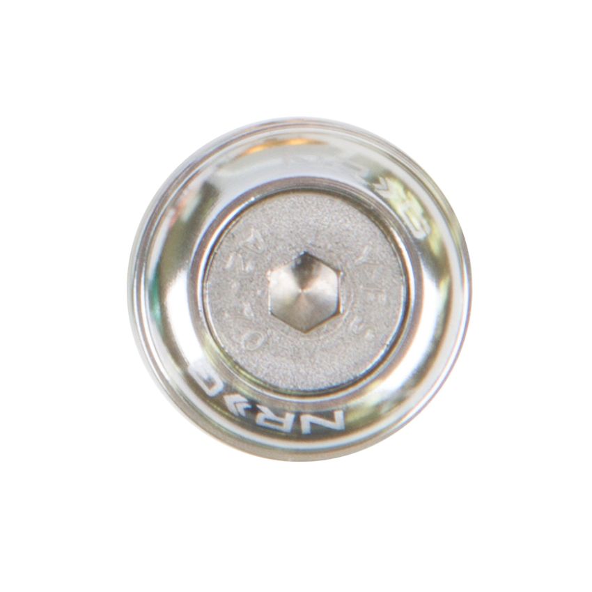 NRG Fender Washer Kit w/Rivets For Metal (Silver) - Set of 10