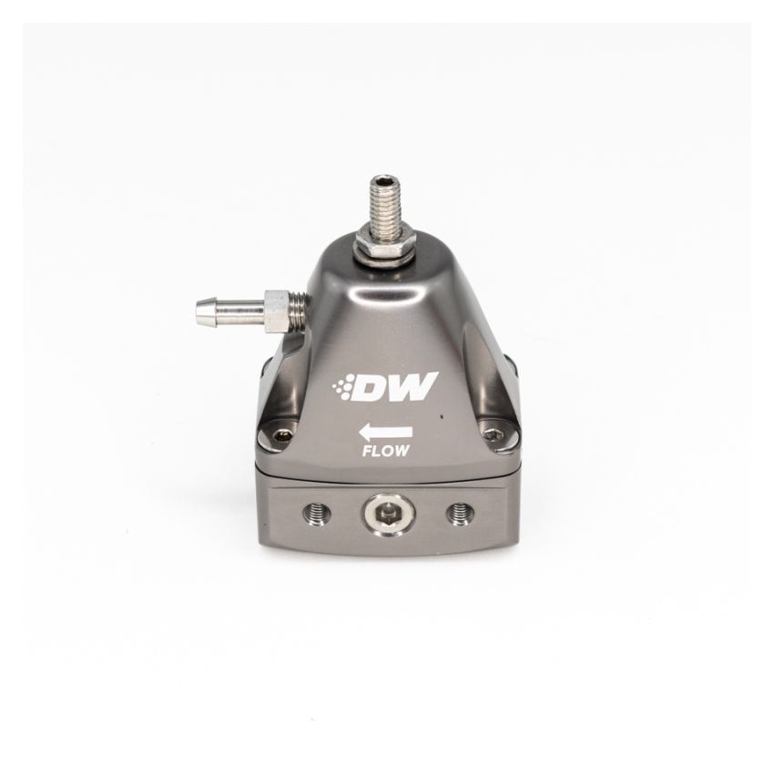 DeatschWerks DWR1000iL In-Line Adjustable Fuel Pressure Regulator - Titanium