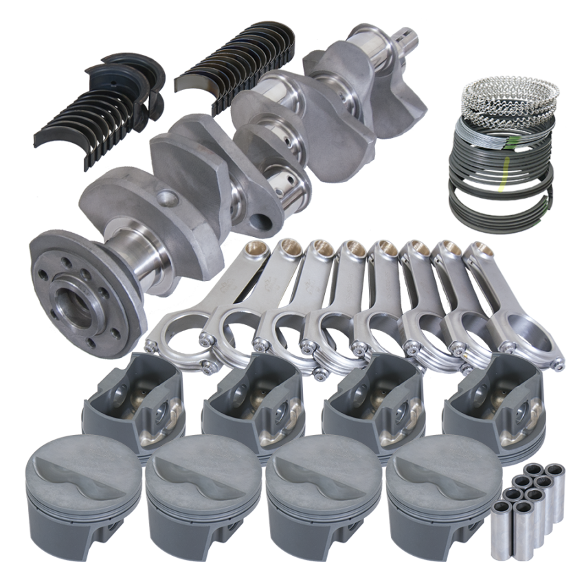 Eagle 12001030 SBC 350 Competition Rotating Assembly 3.480in Stroke 5.700in Rods Forged Pistons .030 Overbore