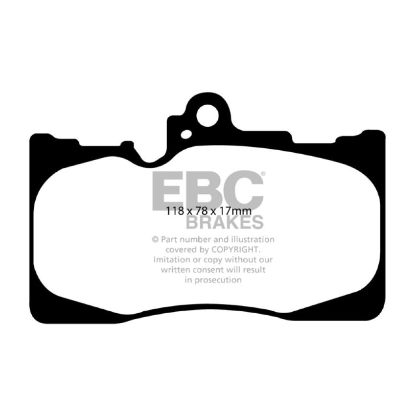 EBC UD1118 07-08 Lexus GS350 3.5 RWD Ultimax2 Front Brake Pads
