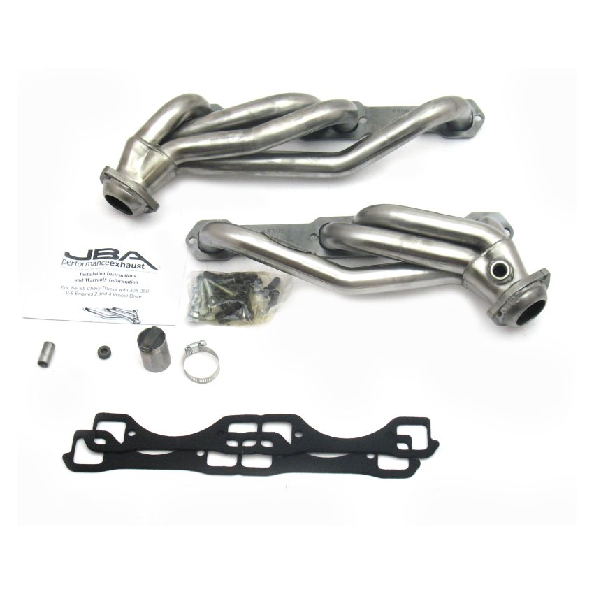 JBA 92-95 Chevrolet Blazer 5.0L/5.7L w/o A.I.R. 1-1/2in Primary Raw 409SS Cat4Ward Header