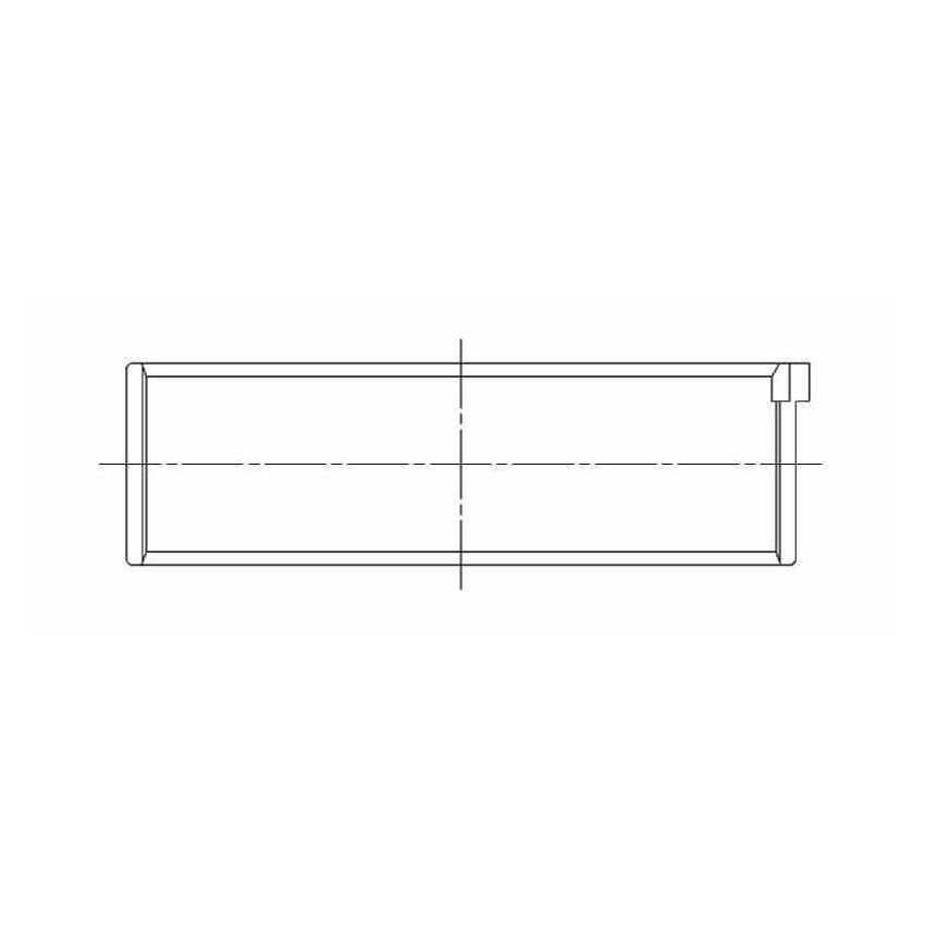ACL Acura/Honda K20A2/K24A 0.025mm Oversized High Performance Rod Bearing Set