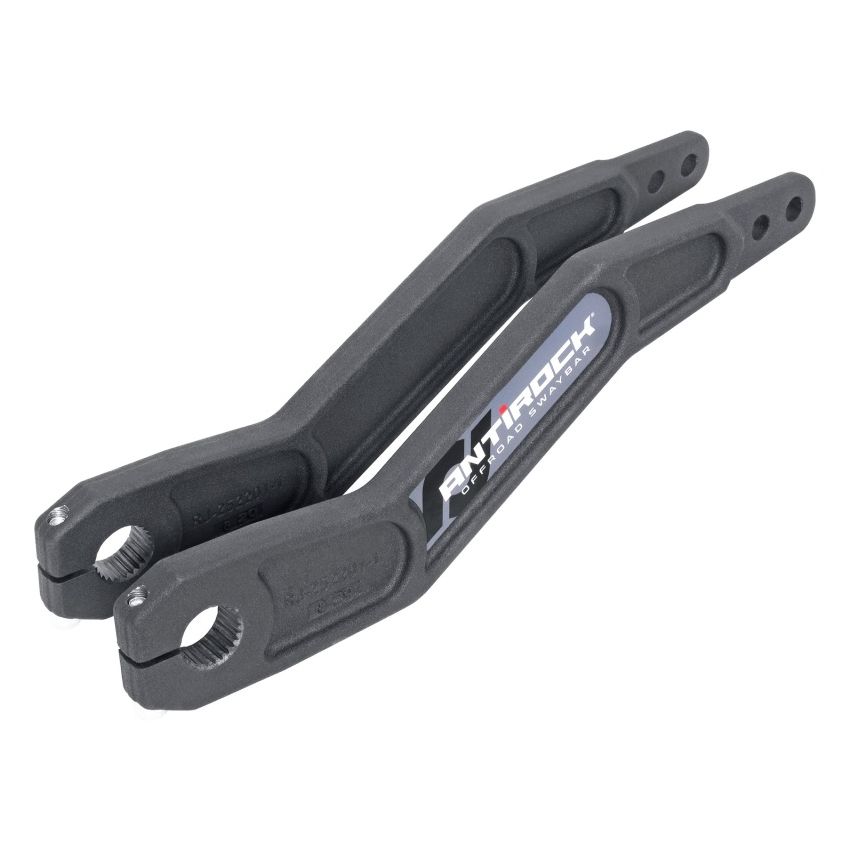 RockJock Antirock Forged Chromoly Sway Bar Arms 16.2in Long x 25 Spline Vertically Offset